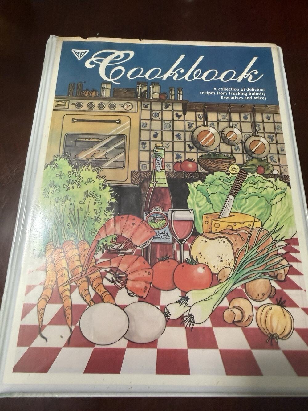 Vintage 1986 ATA Cookbook Trucking Associations Industry Executives Wives